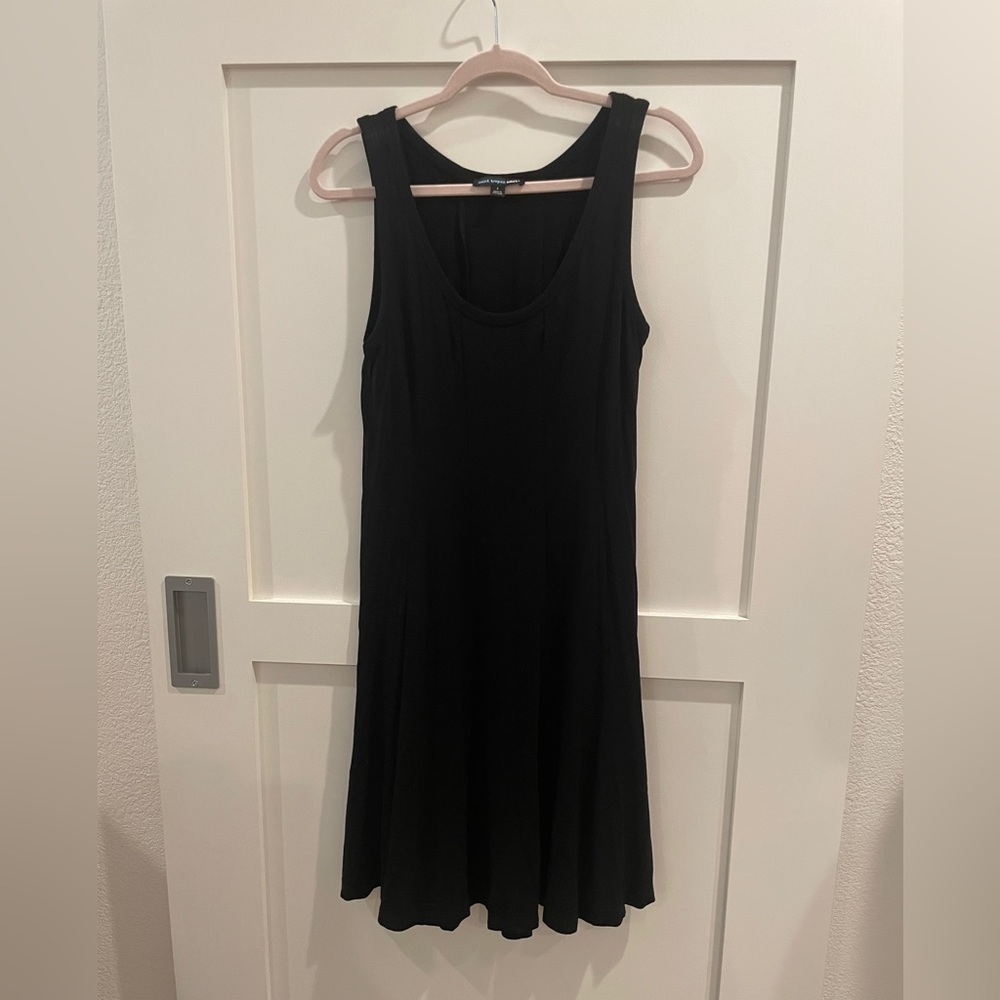 Saint Tropez Fit & Flare Black Stretch Dress L